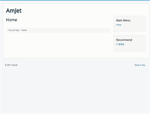 Tablet Screenshot of amjet.biz